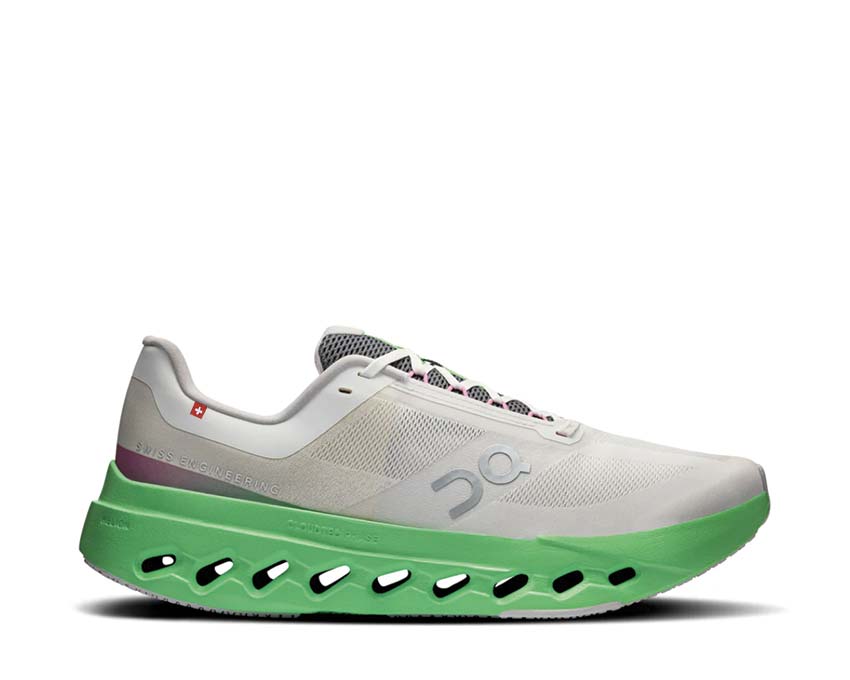On Cloudsurfer Next Wolf/Honeydew — Herren-Laufschuh CloudTec reaktionsfähig flexibel