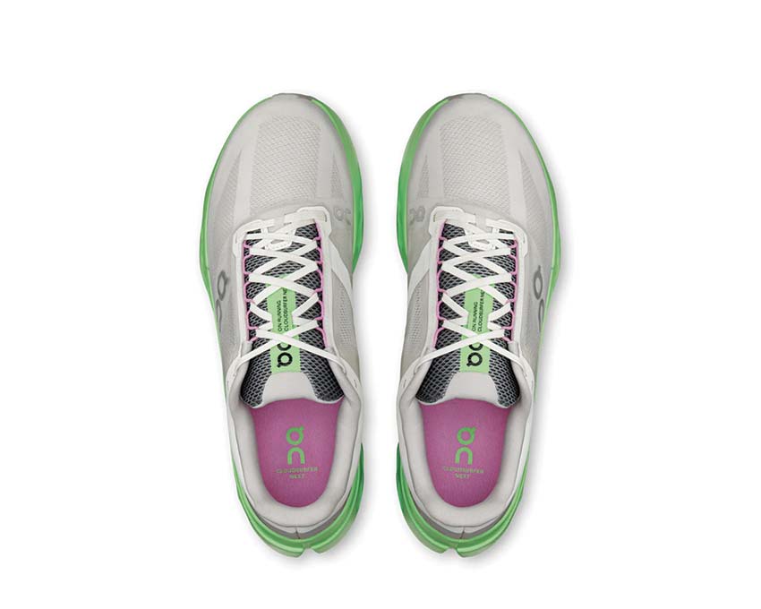 On Cloudsurfer Next Wolf/Honeydew Sohle — reaktionsfähiger CloudTec Laufschuh