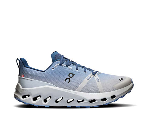 On Cloudsurfer Trail WP Glacier — trail waterproof homme Missiongrip