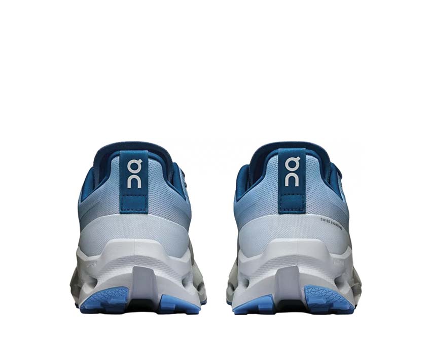 On Cloudsurfer Trail WP Glacier vue latérale — profil waterproof trail