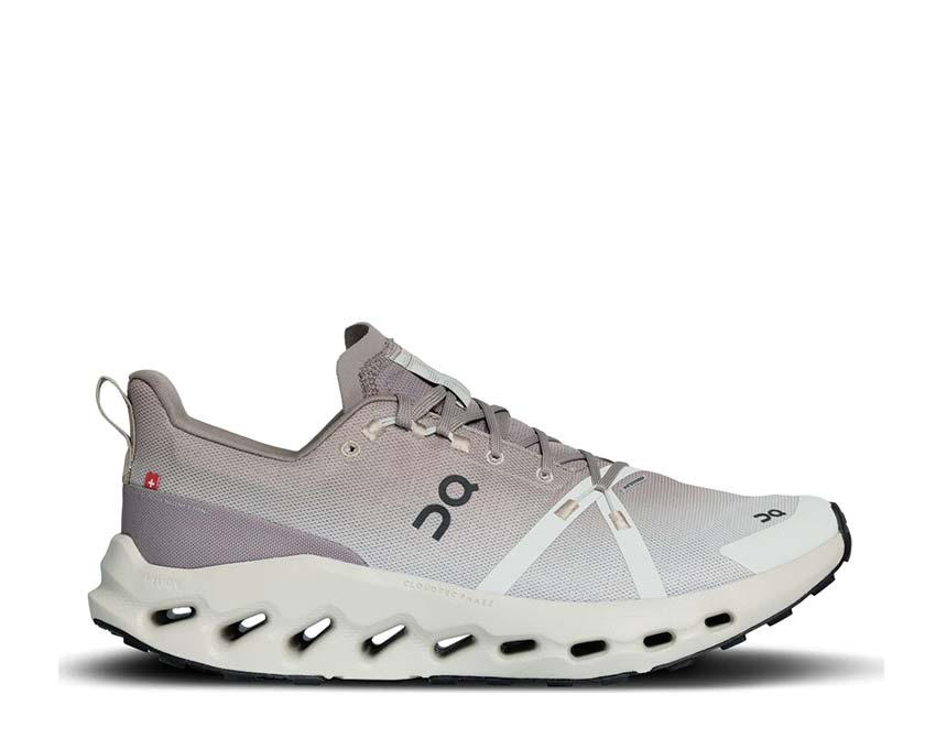 On Cloudsurfer Trail WP Desert/Wolf — trail waterproof homme Missiongrip