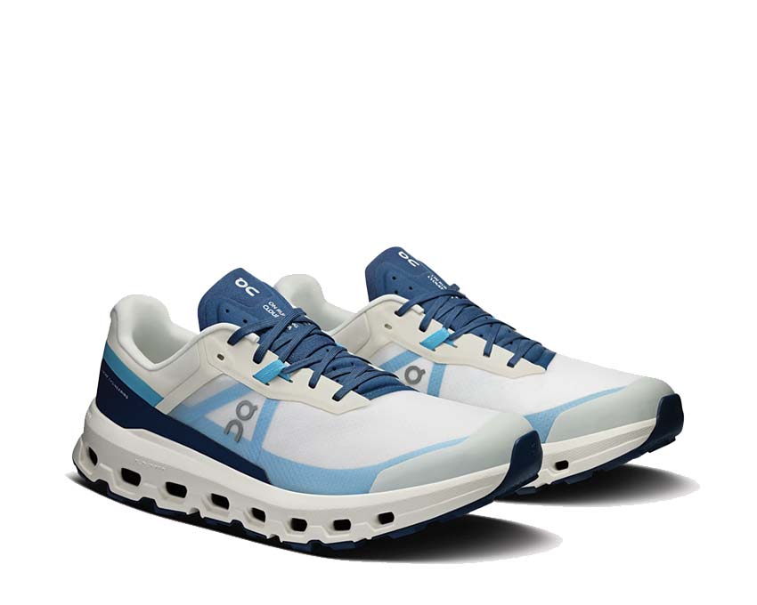 On Cloudvista 2 Cream/Horizon Seitenansicht — Profil leichter Trail