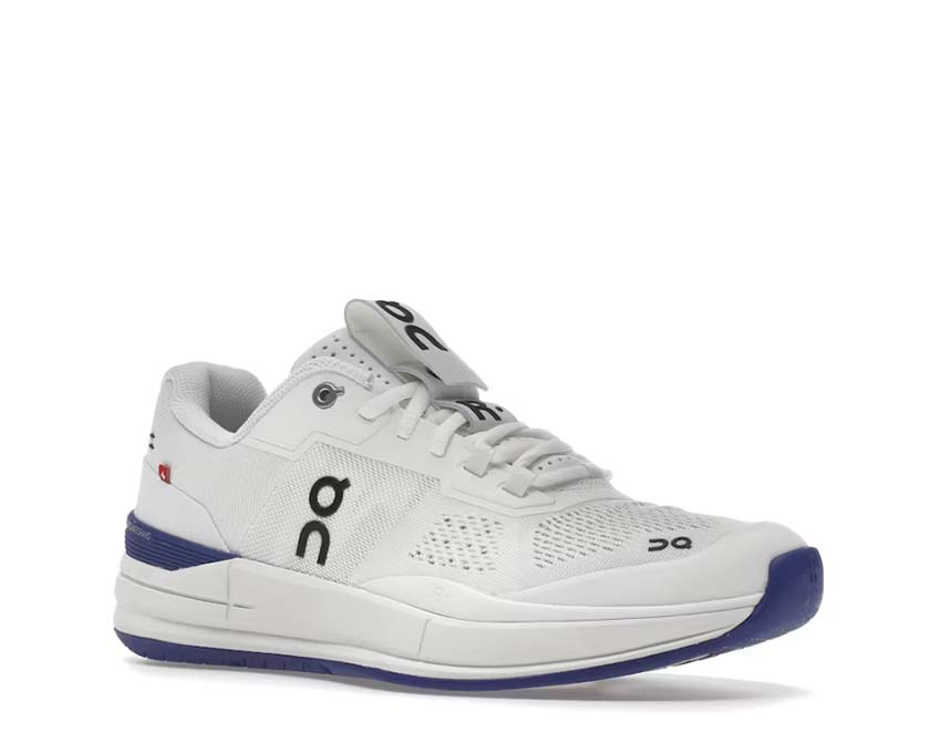 On The Roger Pro White/Indigo vista lateral — perfil tennis Roger Federer