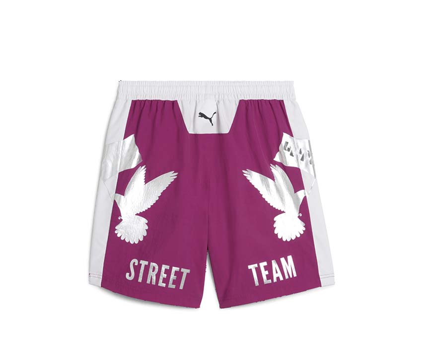 Puma x Más Tiempo Shorts Magenta dos — dos short magenta Más Tiempo