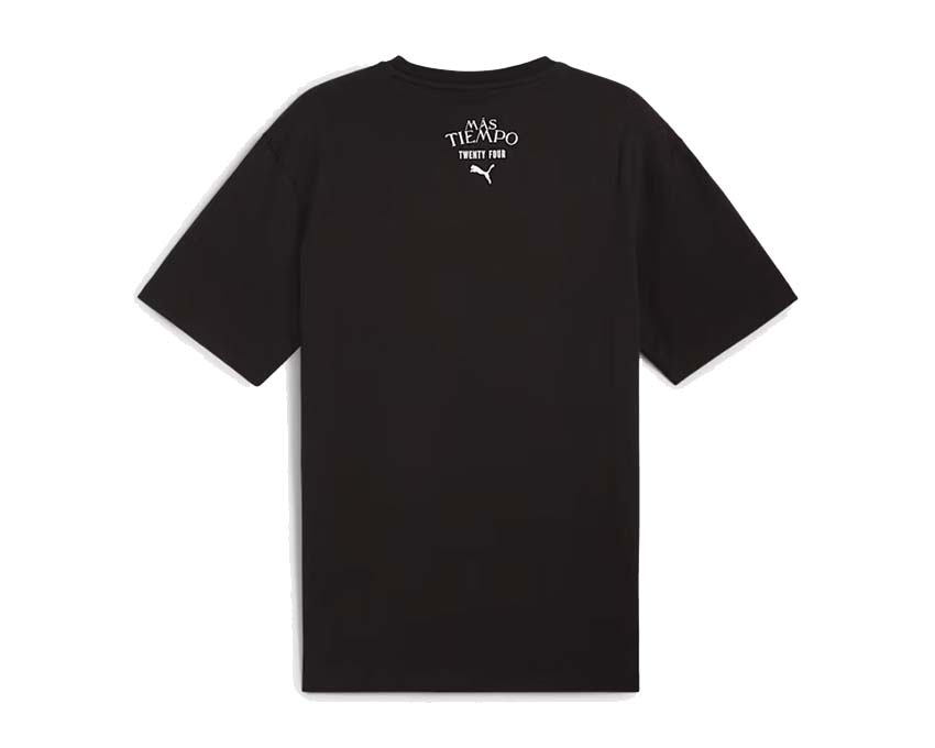 Puma x Más Tiempo Tee Black dos — dos t-shirt noir Más Tiempo