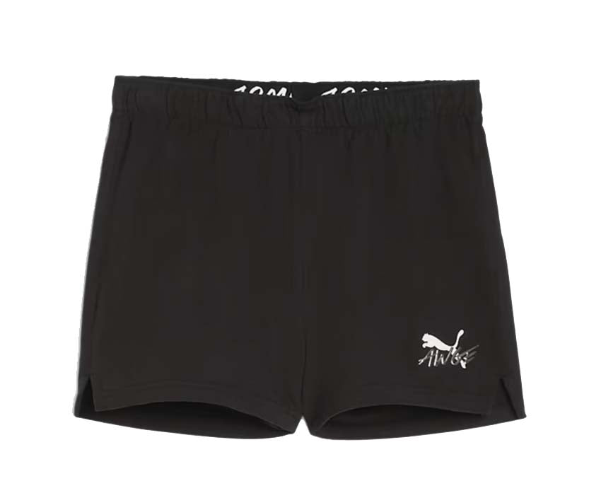 Puma x A$AP Rocky Jersey Short Black — short jersey noir collab A$AP Rocky