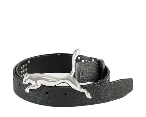 Puma x A$AP Rocky Cat Belt Black — ceinture noire logo Cat collab A$AP Rocky