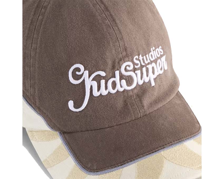 Puma x KidSuper BB Cap Brown dos — dos casquette marron KidSuper