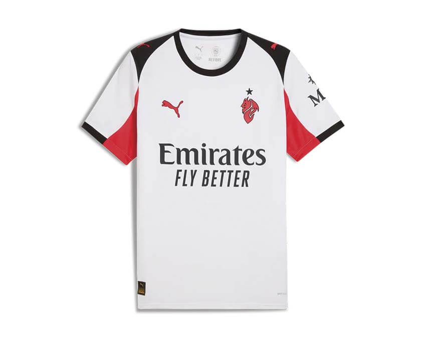 Puma AC Milan Away Jersey Replica — maillot extérieur AC Milan blanc Puma football