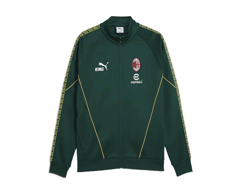 Puma ACM KING Anthem Jacket Dark Myrtle — veste anthem AC Milan vert myrte Puma
