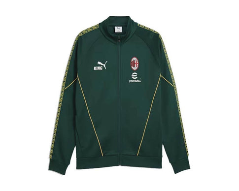 Puma ACM KING Anthem Jacket Dark Myrtle — veste anthem AC Milan vert myrte Puma