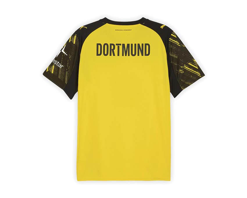 Puma BVB Home Jersey Replica Jaune dos — dos maillot domicile BVB Dortmund jaune