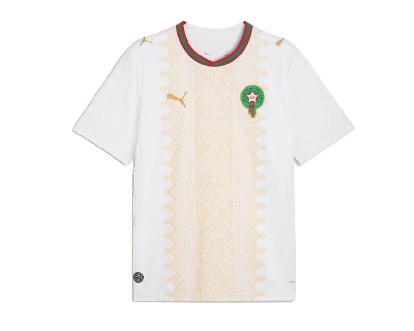 Puma Maroc FRMF Away Jersey Replica — maillot extérieur Maroc blanc Puma football