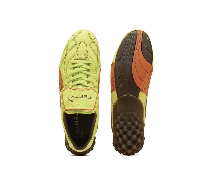 Puma x Fenty Avanti LS Lime Sheen detail — Fenty by Rihanna details