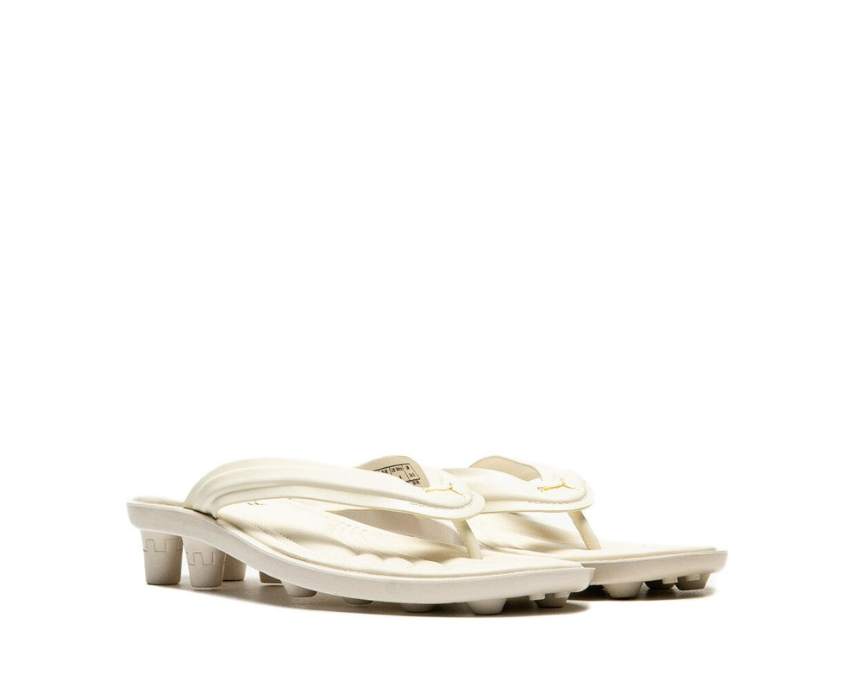 Puma Fenty Cat Cleat L Blanc semelle — semelle cuir blanc or Cat Cleat