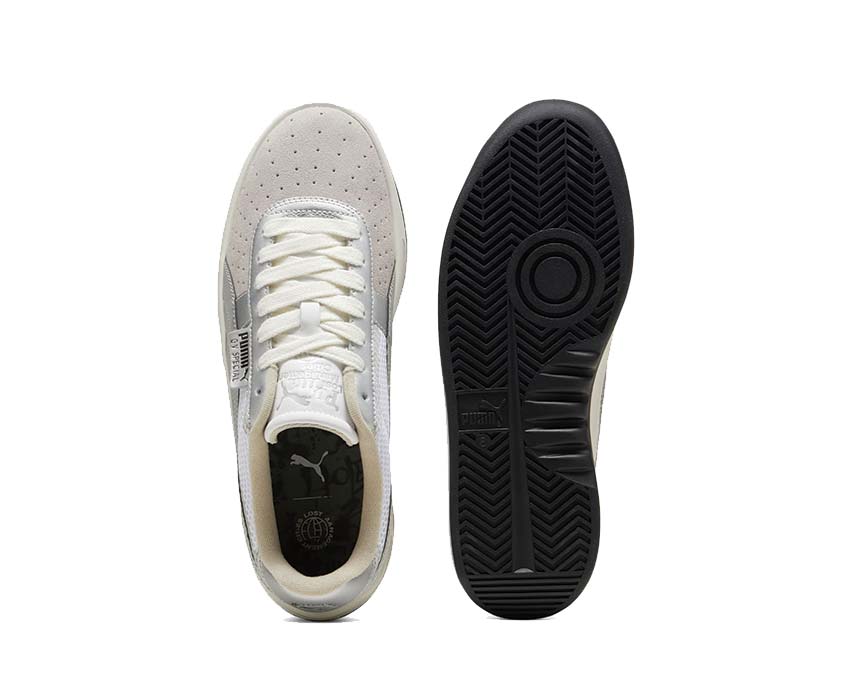Puma GV Special LMC Warm White Cool Mid Gray détail — logo LMC