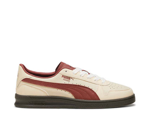 Puma Indoor Players Lane Creamy Vanilla Intense Red — Herren-Sneaker Indoor Sport