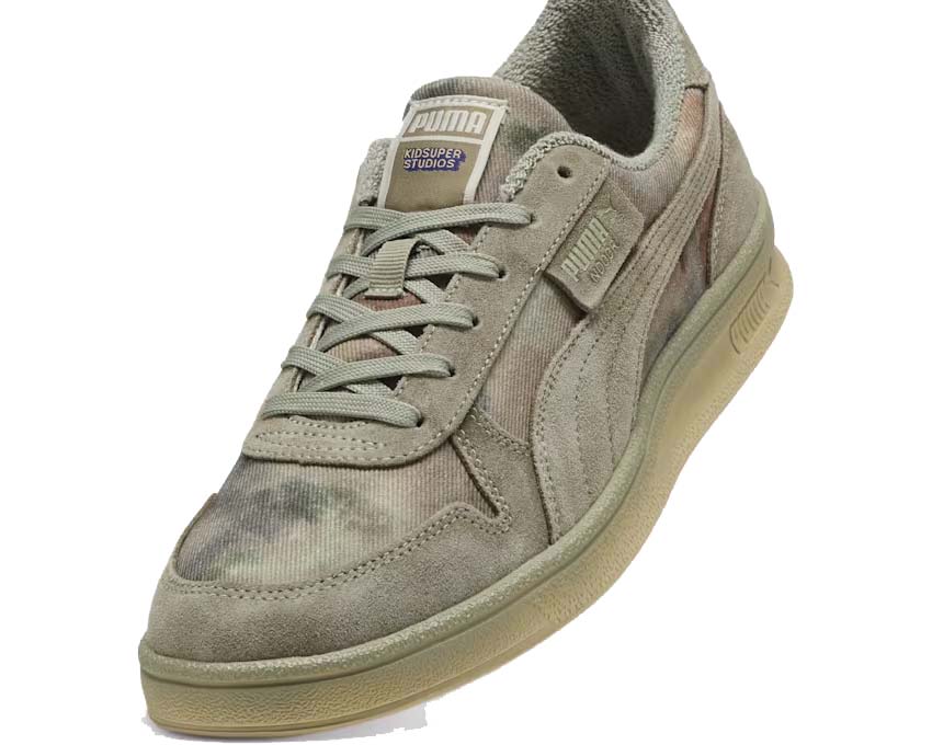 Puma KidSuper Indoor Dstrsd semelle — semelle plate indoor vert armée