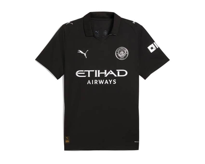 Puma Manchester City Away Jersey Replica — maillot extérieur Man City bleu Puma football