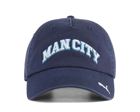 Puma Manchester City Culture Cap — casquette Man City culture bleu ciel Puma football