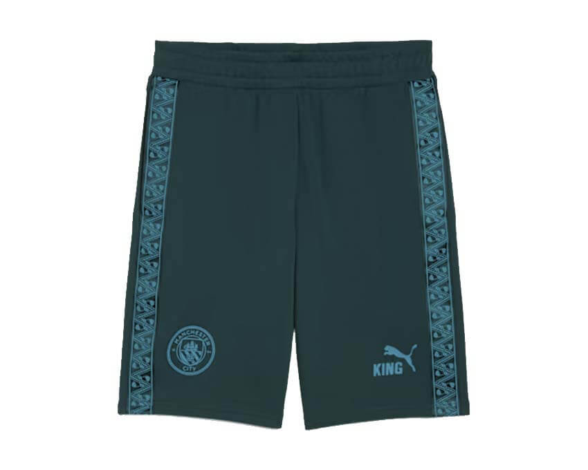 Puma MCFC KING Sweat Shorts — short sweat Manchester City bleu ciel Puma KING