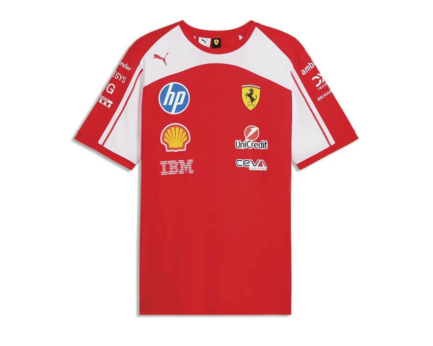 Puma Scuderia Ferrari HP Replica Tee Rouge — t-shirt Ferrari Puma rouge sport F1 motorsport