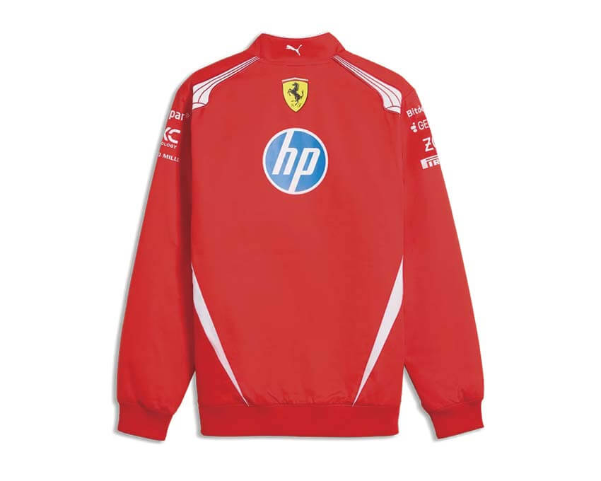 Puma Ferrari Bomber Jacket Rouge dos — dos veste bomber Ferrari rouge Puma
