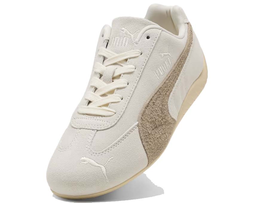 Puma Speedcat Elevated Wns White vue latérale — plateforme Elevated blanche