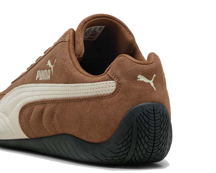 Puma Speedcat OG Brown vue latérale — cuir marron racing