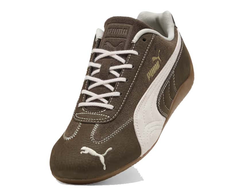 Puma Speedcat Wine Club Wns Chocolate vue latérale — chocolat floral