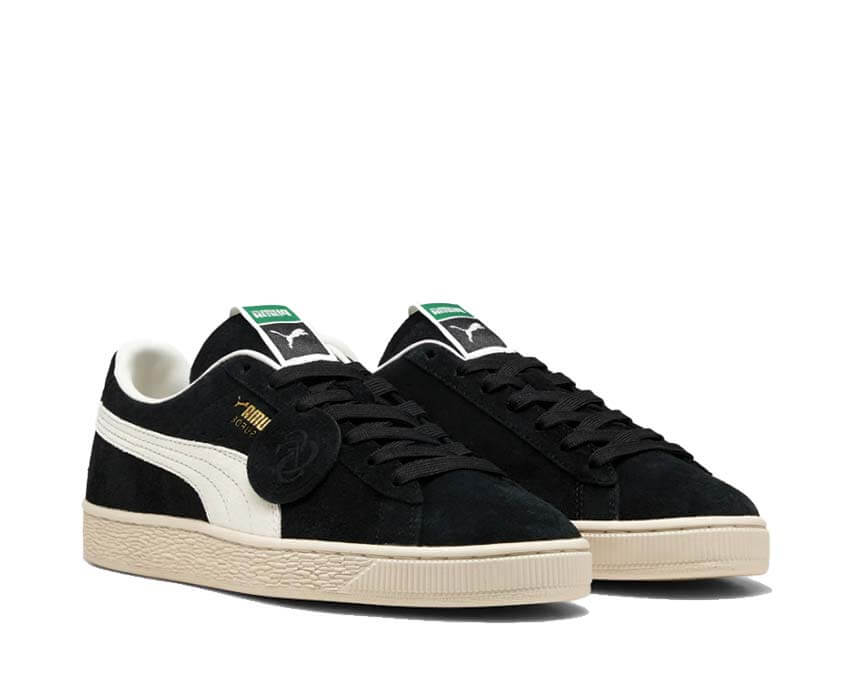 Puma Suede Charles F. Stead Noir semelle — semelle daim noir premium Suede
