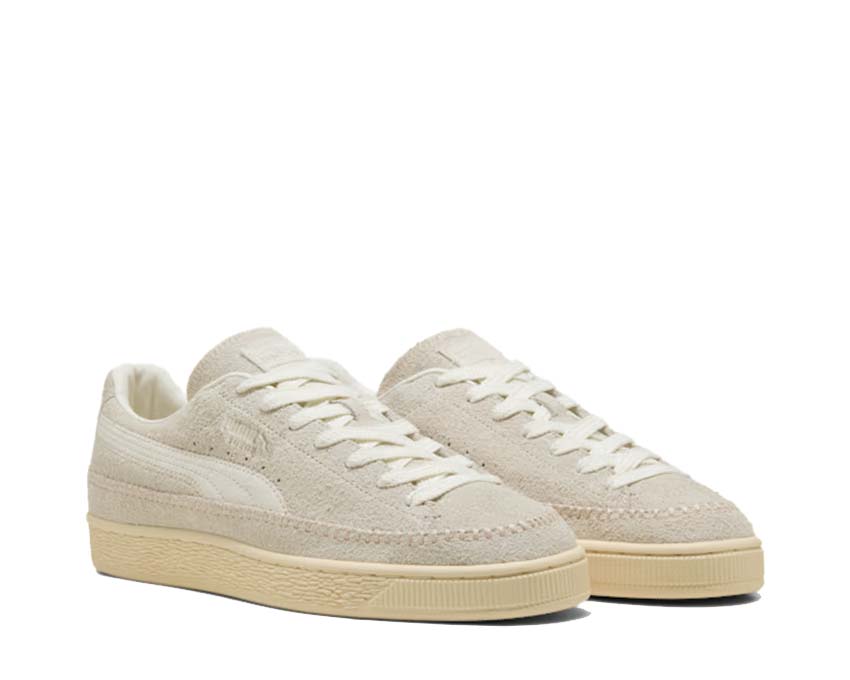 Puma Suede Moccasin White semelle — semelle gomme blanche