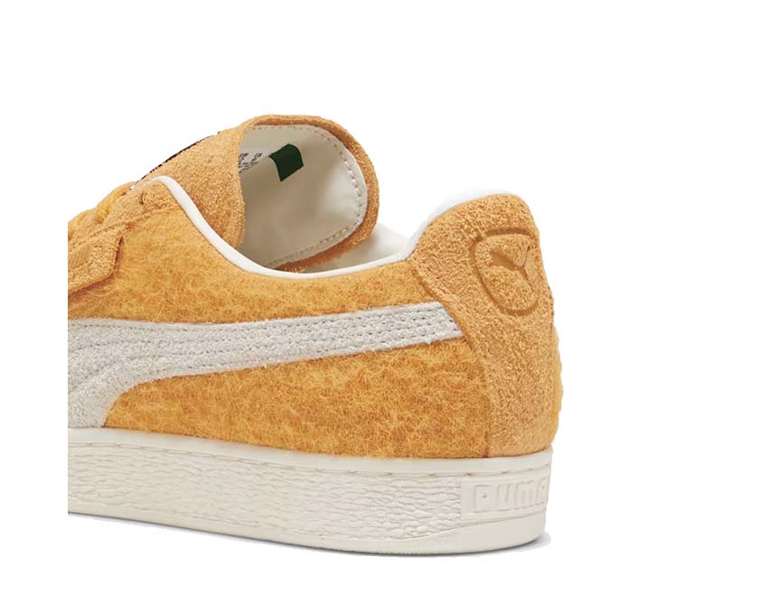 Puma Suede Mohair Ginger Tea Frosted Ivory semelle — semelle gomme
