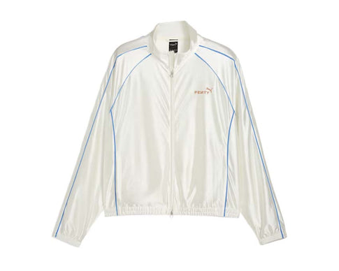 Puma x Fenty T7 Track Jacket Blanc — veste track blanc warm white Fenty Rihanna