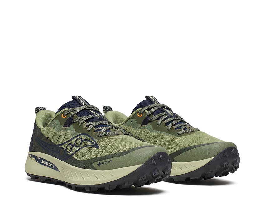 Saucony Peregrine 15 GTX Hemlock Navy semelle — technologie ProGrid