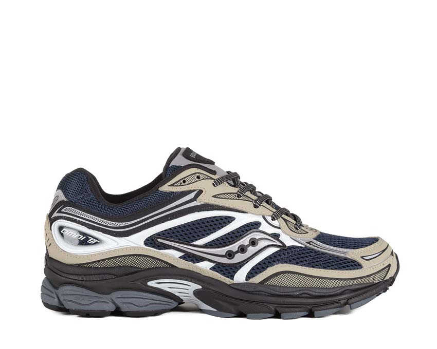 Saucony Progrid Omni 9 Blue Brass — running homme amorti ProGrid