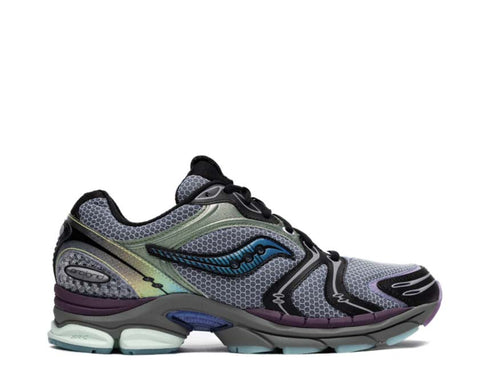 Saucony Progrid Triumph 4 Navy Holographic — running homme amorti ProGrid