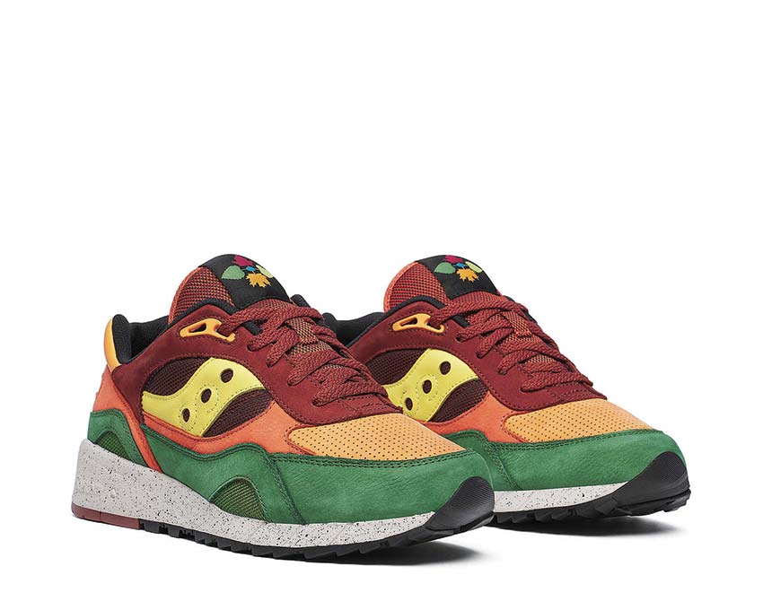 Saucony Shadow 6000 Earthy Tones vue latérale — amorti ProGrid