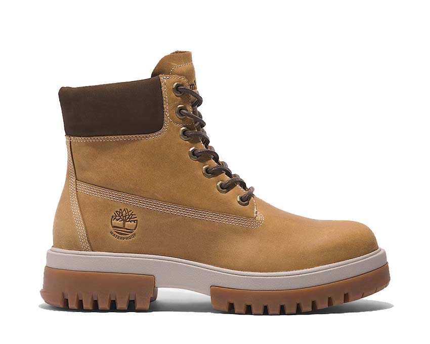 Timberland Arbor Road Mid Lace Waterproof Wheat — bota hombre media caña impermeable
