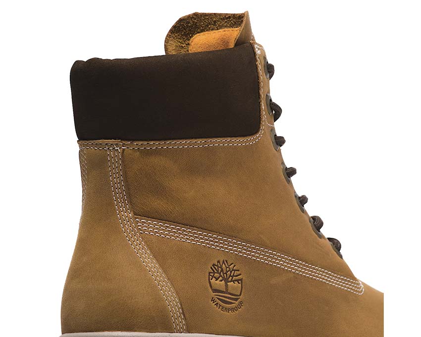 Timberland Arbor Road Mid Lace Waterproof Wheat detalle — cordones redondos ojales