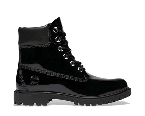 Timberland Premium 6 Inch Boot Verni Noir — boot homme cuir verni noir imperméable