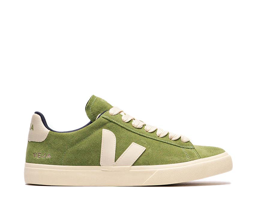 Veja Campo Bold Suede Kiwi Pierre — zapatilla hombre ante verde pierre