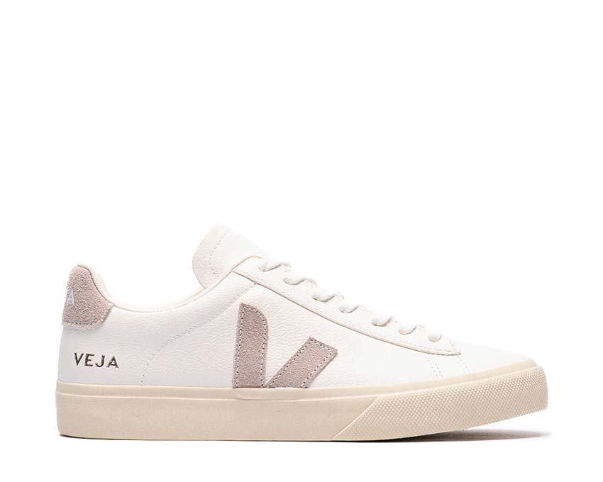 Veja Campo Chromefree Extra White Babe — zapatilla mujer cuero chrome-free blanco