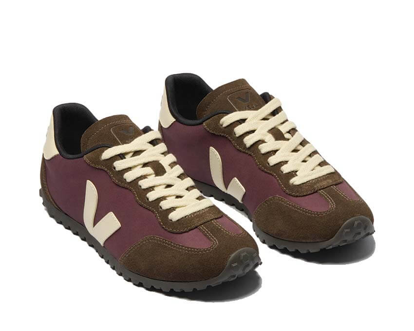 Veja GT Nolyn W Amarante Seitenansicht — Nolyn-Mesh Bordeaux