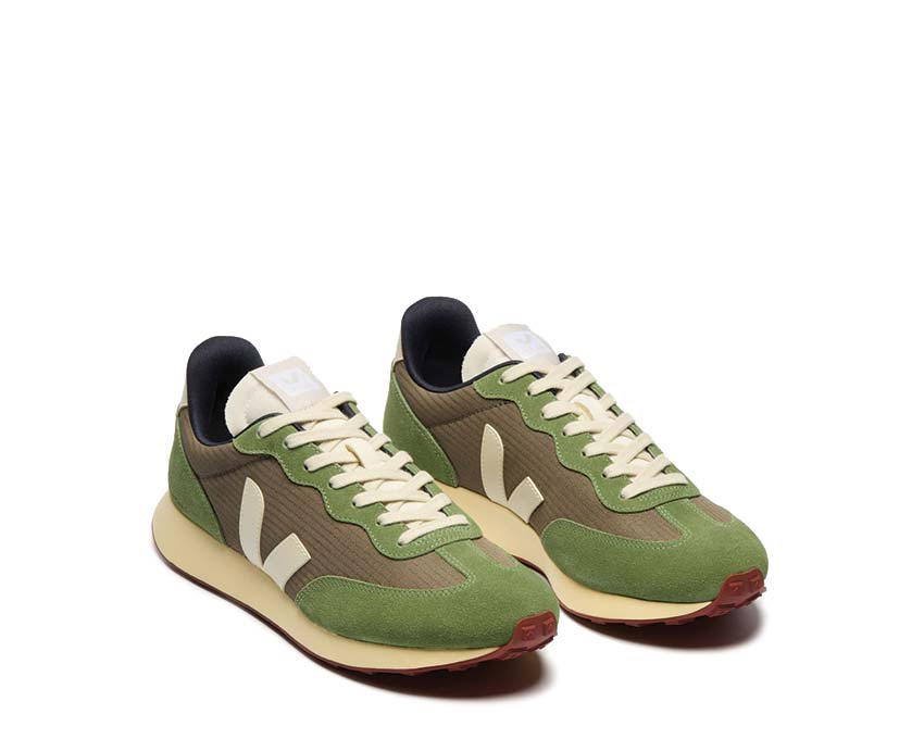 Veja Rio Branco ll Ripstop Kaki Pierre vue latérale — ripstop kaki