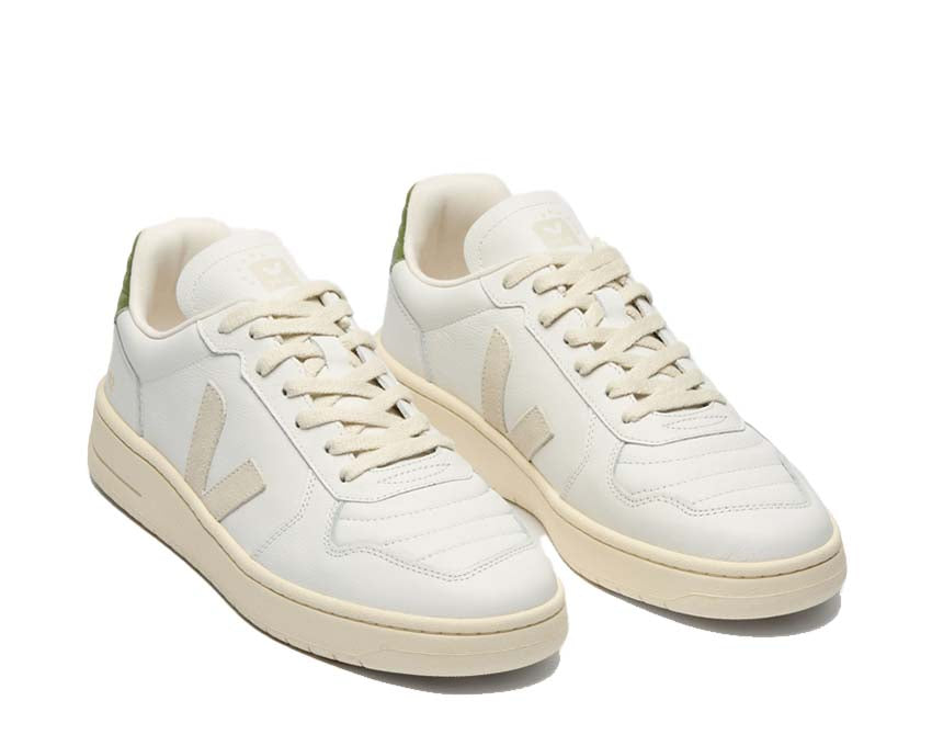 Veja V-82 II Grained Leather White semelle — semelle caoutchouc naturel Amazonie
