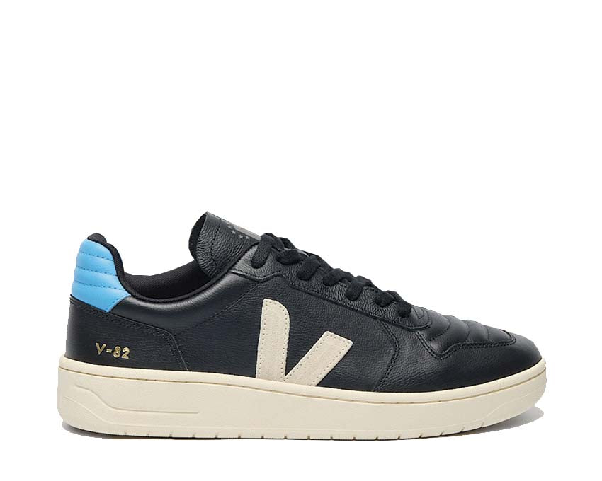 Veja V-82 II Grained Leather Black — sneaker femme cuir grainé noir V-82 II