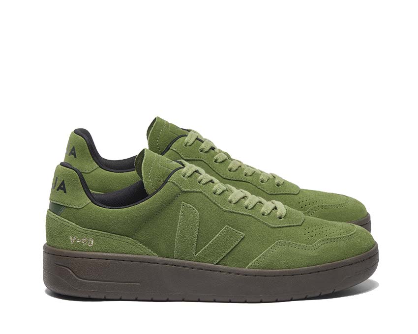 Veja V-90 Suede Militar Eagle semelle — semelle oversize caoutchouc naturel