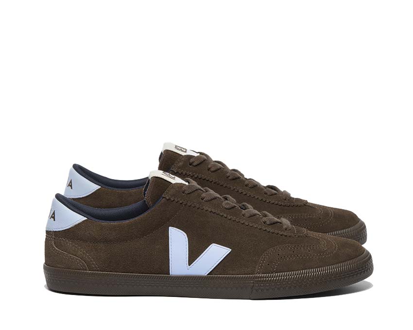 Veja Volley Suede Eagle Swan semelle — semelle vulcanisée naturel