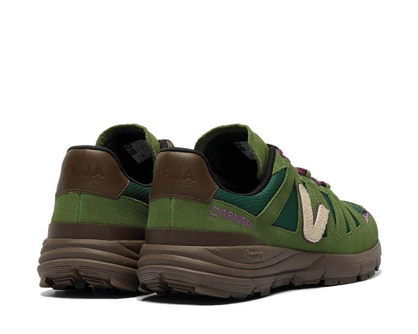 Veja x CARNAN Salar Militar détail — collaboration Veja CARNAN kaki